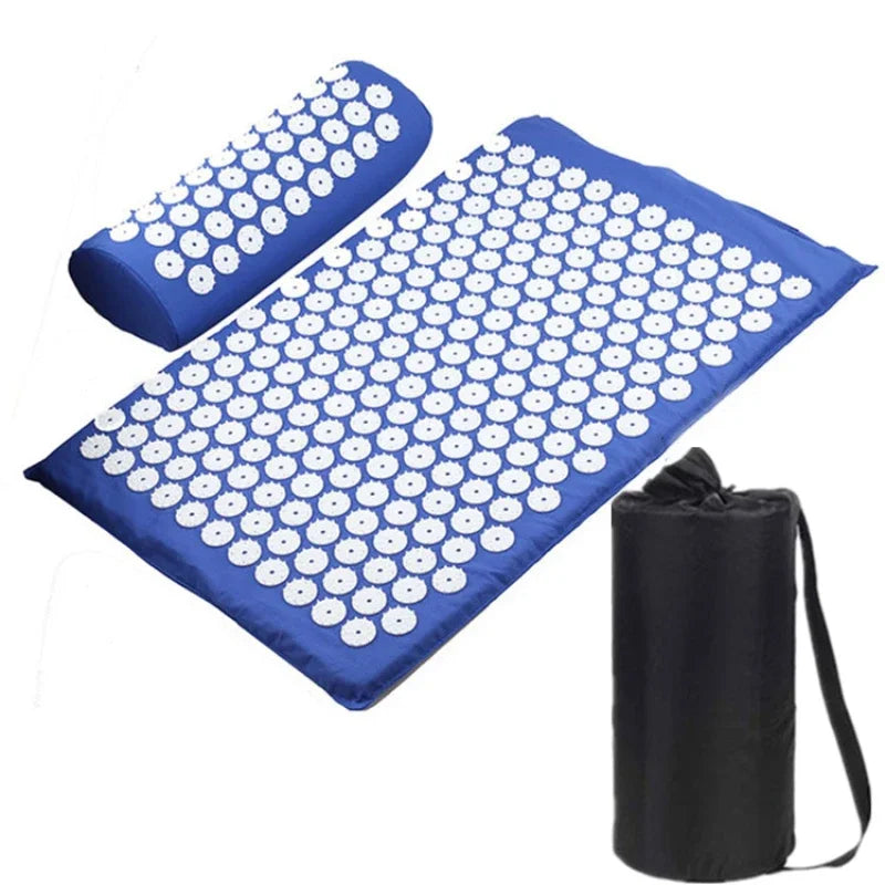 1PC/SET Massager Cushion Acupressure Mat Pillow Relieve Stress Back Pain Massage for Acupuncture Yoga Muscle Relaxation