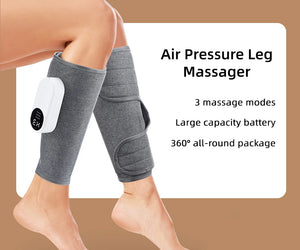 Electric Leg Massager Charging Calf Air Compression Massager with Three Massage Modes Thigh And Knee 360° All-Round Packag